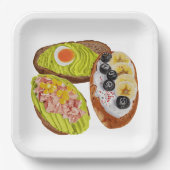 Brot für handgefertigte. pappteller (Vorderseite)