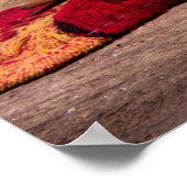 Brot im Weizenfeld Poster (Ecke)