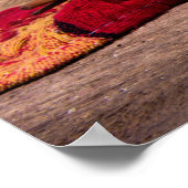 Brot im Weizenfeld Poster (Ecke)