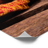 Brot im Weizenfeld Poster (Ecke)