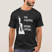 Brot is inevitable suffering is optional buddha T-Shirt (Vorderseite)
