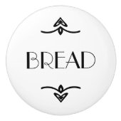 Brot-Kasten-Griff Keramikknauf (Vorderseite)