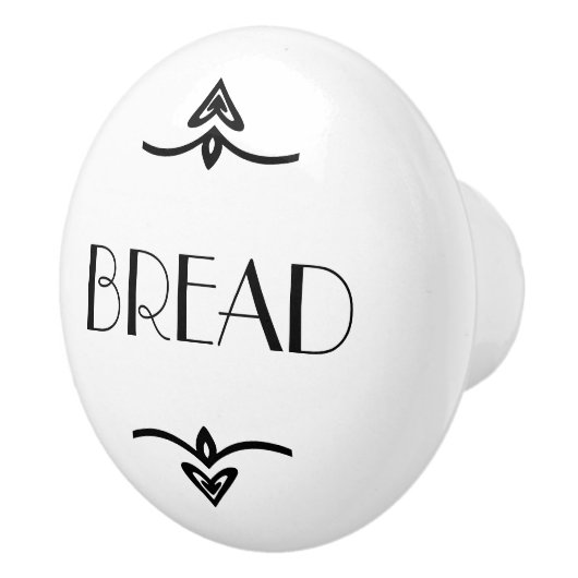 Brot-Kasten-Griff Keramikknauf (Rechts)