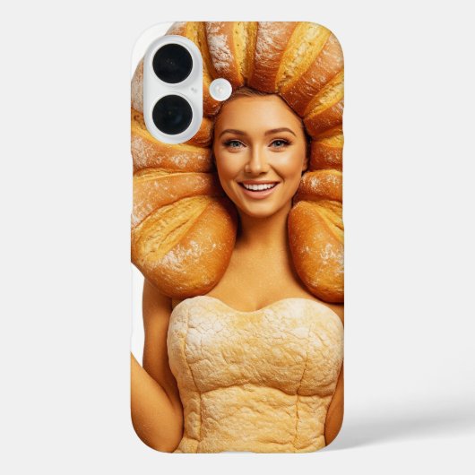 Brot Kopf Hochmode Laib Modell Case-Mate iPhone Hülle (Rückseite)