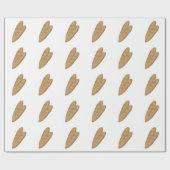 Brot-Laib Geschenkpapier (Flach)