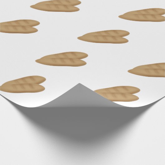 Brot-Laib Geschenkpapier (Ecke)