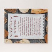 Brot | Matthew 6:25 Bibelverse Puzzle (Horizontal)