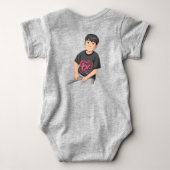 Brot mein Junge Baby Strampler (Rückseite)