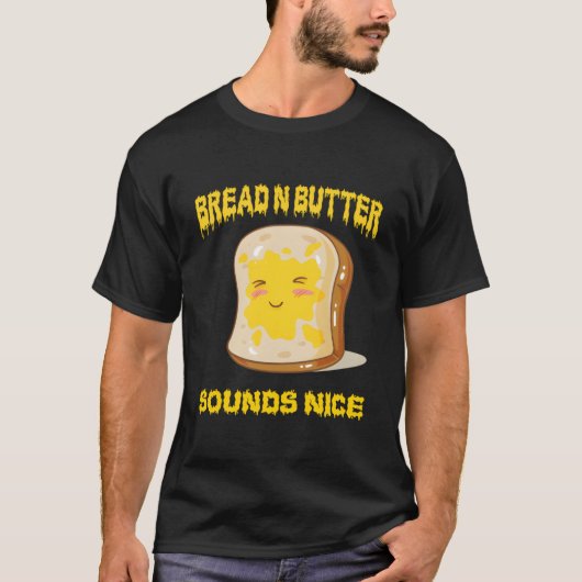Brot mit Butter T-Shirt (Vorderseite)