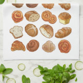 Brot-Muster-Geschirrtuch 16" x 24" Küchentuch (Gefaltet)