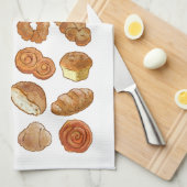 Brot-Muster-Geschirrtuch 16" x 24" Küchentuch (Viertel Falte)