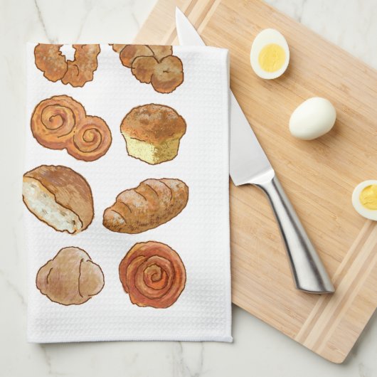 Brot-Muster-Geschirrtuch 16" x 24" Küchentuch (Viertel Falte)