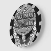 Brot No Gain Wall Clock Große Wanduhr (Winkel)