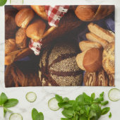 Brot-Stillleben Handtuch (Gefaltet)