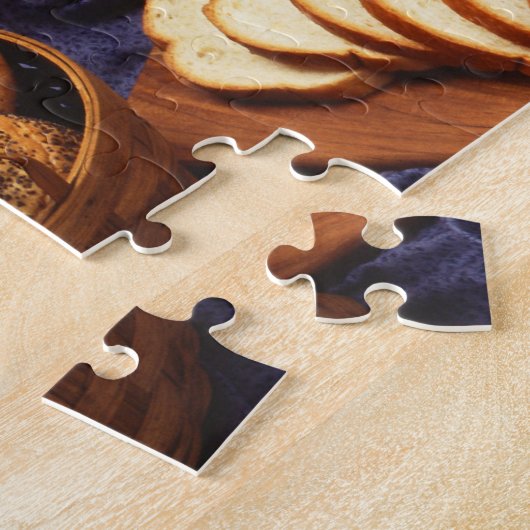 Brot-Stillleben Puzzle (Seite)