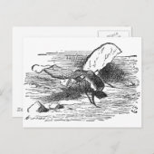 Brot und Butter Fliegen Postkarte (Vorne/Hinten)