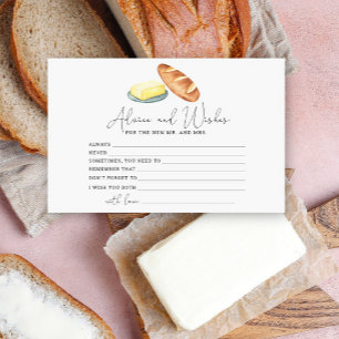 Brot und Butter - Tipps und Wünsche Junggesellinne Briefpapier