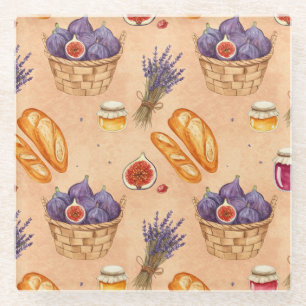 Brot und Figes von Natasha Us Glasuntersetzer