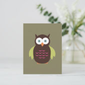 Brot und grünes Schalen Postkarte (Stehend Vorderseite)