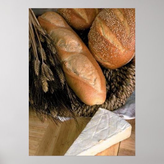 Brot und Käse Poster (Vorne)