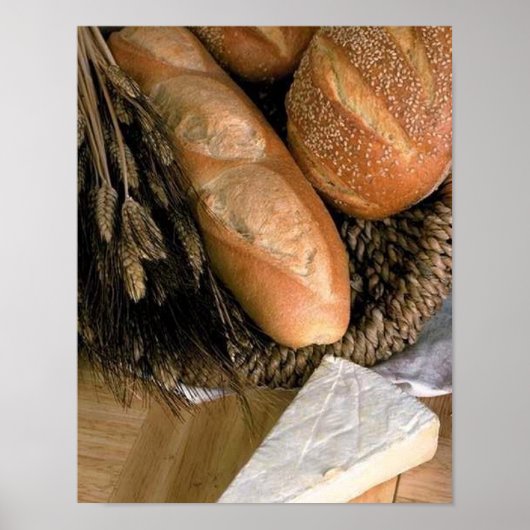 Brot und Käse Poster (Vorne)