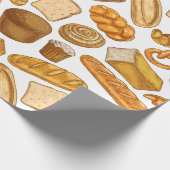 Brot und Konditorei, Backwaren Geschenkpapier (Ecke)
