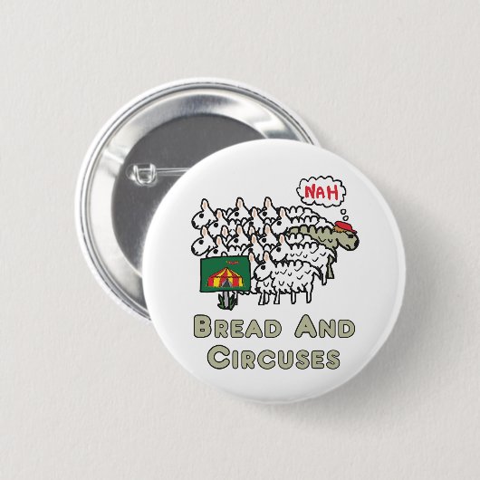 Brot und Kreisläufe Button (Vorne & Hinten)