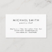 Brot und Küchen Visitenkarte (Rückseite)