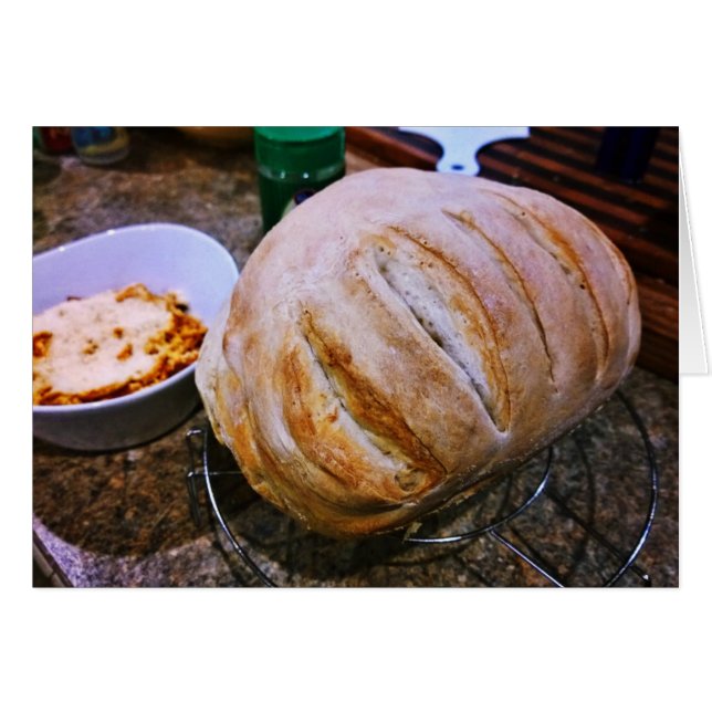 Brot und Pasta, frisch gebacken (Vorderseite (Horizontal))