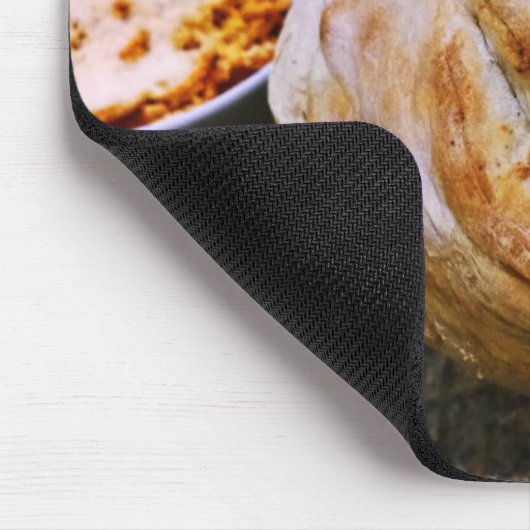 Brot und Pasta, frisch gebacken Mousepad (Ecke)