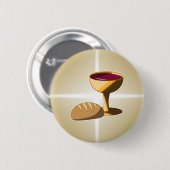 Brot und Wein Die letzte Osterkommune Button (Vorne & Hinten)