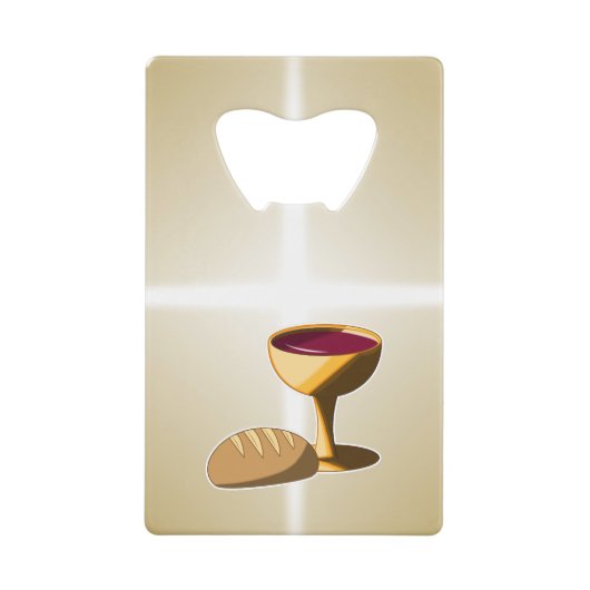 Brot und Wein Die letzte Osterkommune Geldbeutel Flaschenöffner (Vorderseite)