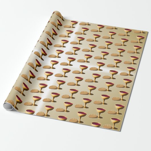 Brot und Wein Die letzte Osterkommune Geschenkpapier (Ungerollt)