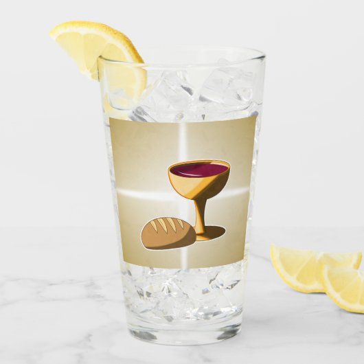 Brot und Wein Die letzte Osterkommune Glas (Vorderseite Ice)