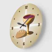 Brot und Wein Die letzte Osterkommune Große Wanduhr (Winkel)
