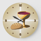Brot und Wein Die letzte Osterkommune Große Wanduhr (Vorderseite)