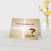 Brot und Wein Die letzte Osterkommune Karte (Gelbe Blume)