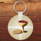 Brot und Wein Die letzte Osterkommune Schlüsselanhänger (Rückseite)