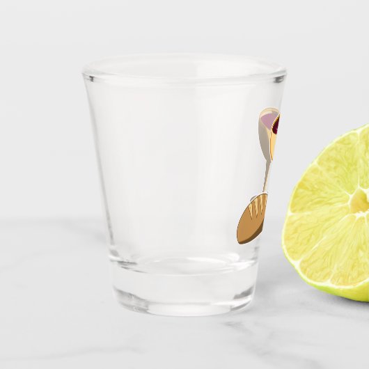 Brot und Wein Die letzte Osterkommune Schnapsglas (Links)