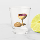 Brot und Wein Die letzte Osterkommune Schnapsglas (Vorderseite)