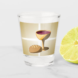 Brot und Wein Die letzte Osterkommune Schnapsglas