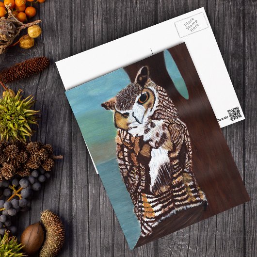 Brot und weiße Schale Postkarte