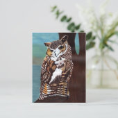 Brot und weiße Schale Postkarte (Stehend Vorderseite)