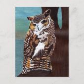 Brot und weiße Schale Postkarte (Vorderseite)