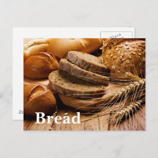 Brot und Weizen Postkarte (Vorne/Hinten)