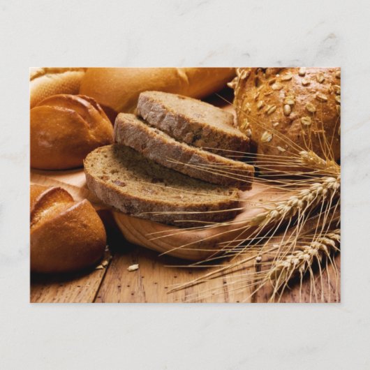 Brot und Weizen Postkarte (Vorderseite)