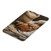 Brot und Weizenähren Magnet (Linke Seite)