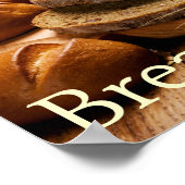 Brot und Weizenplakat Poster (Ecke)