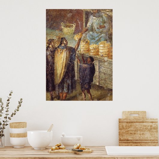 Brot verkaufen poster (Küche)