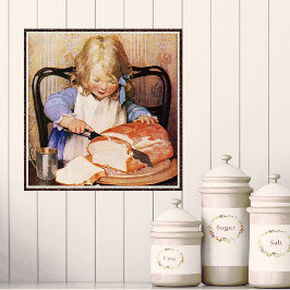 Brot von Jessie Willcox Smith Poster